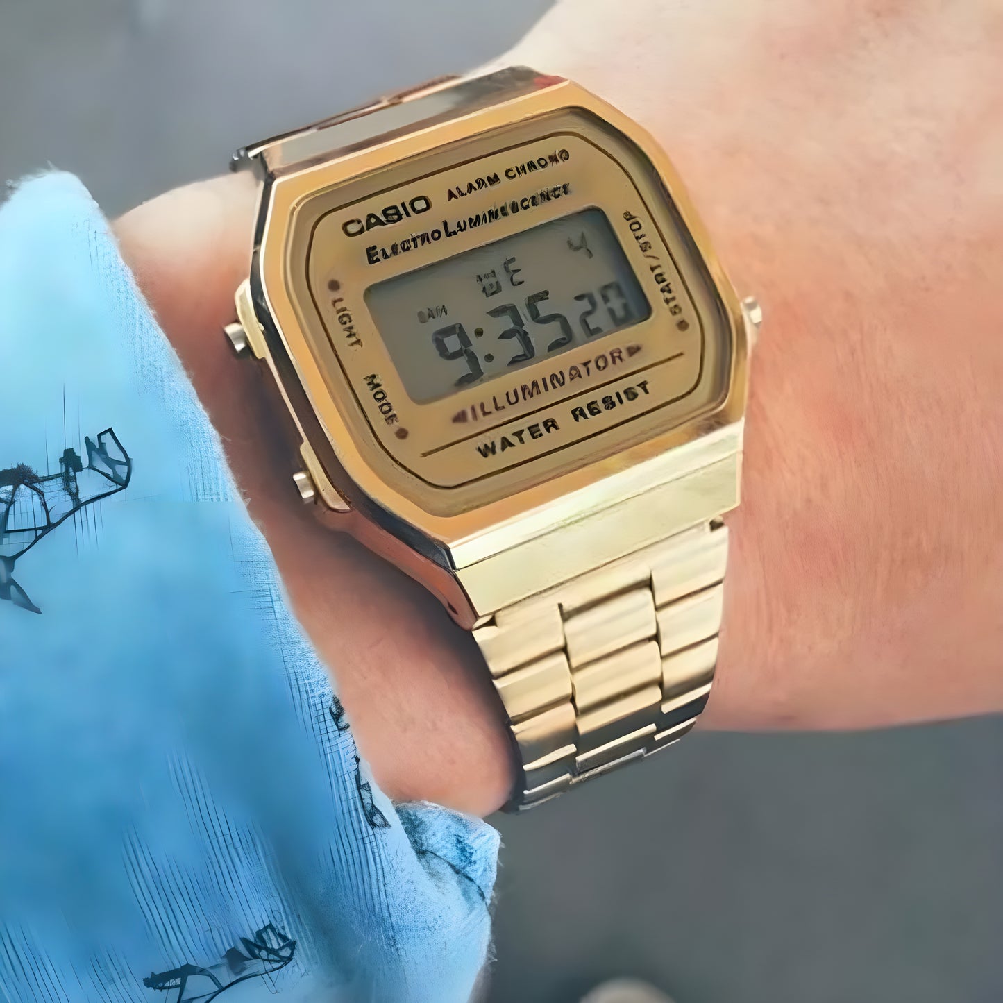 Casio Vintage Digital Gold Unisex Watch