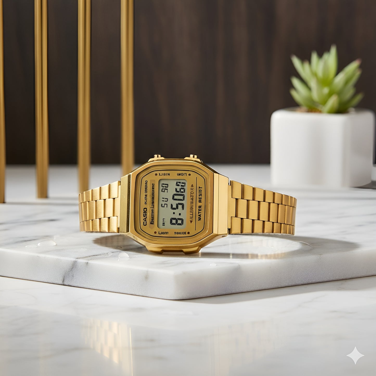 Casio Vintage Digital Gold Unisex Watch