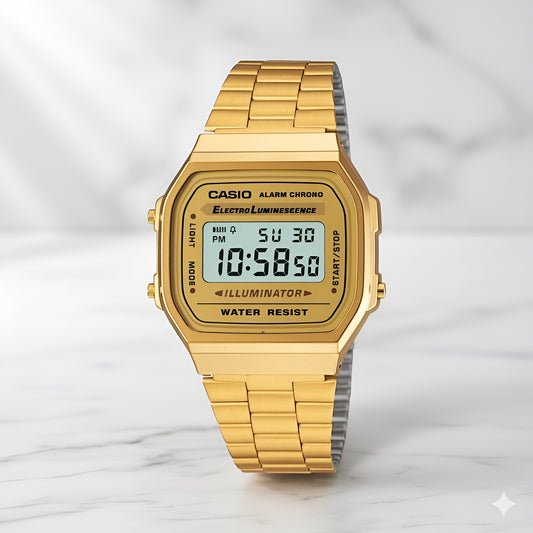 Casio Vintage Digital Gold Unisex Watch