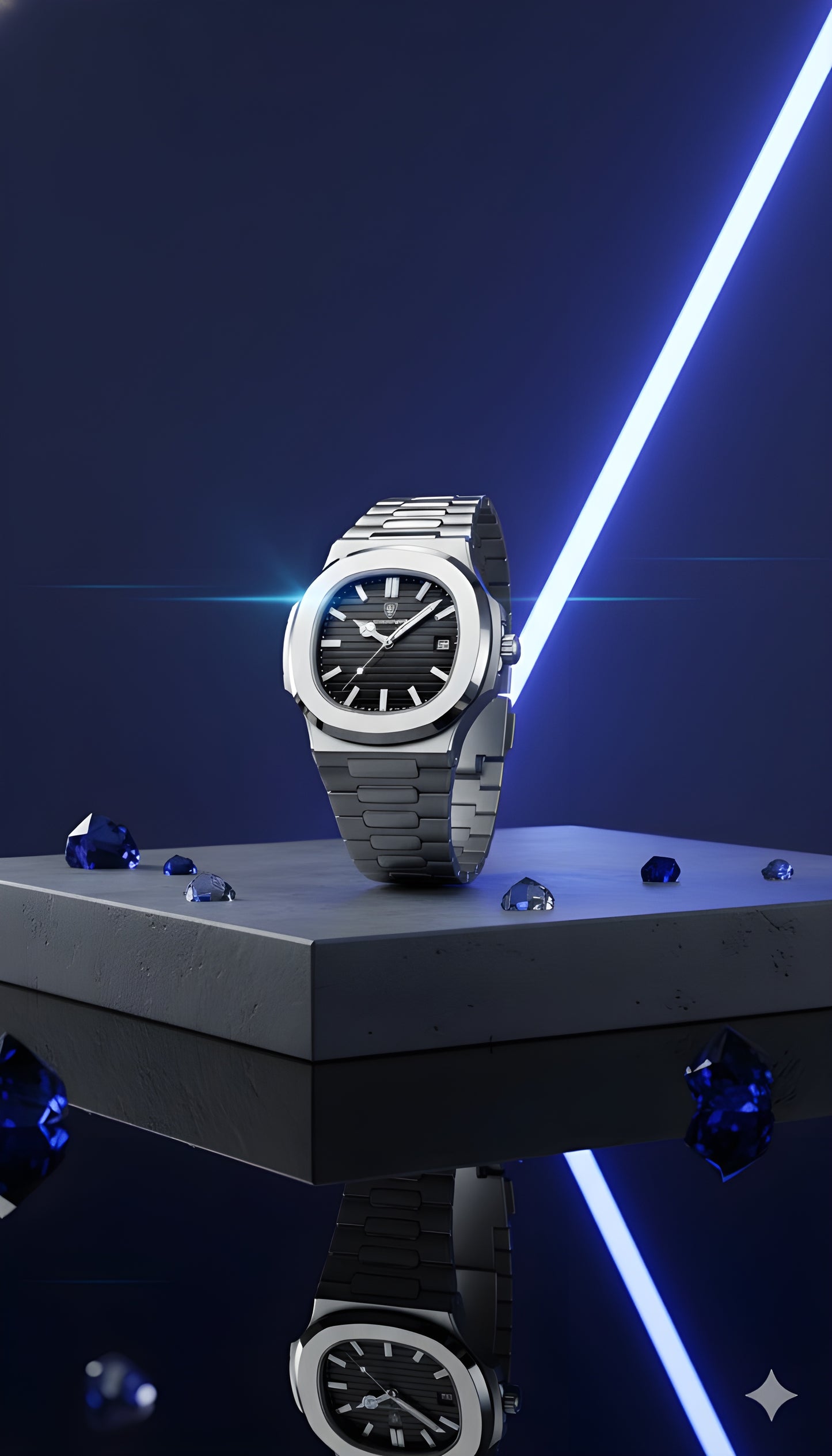 Luxury Stainless Steel Watch